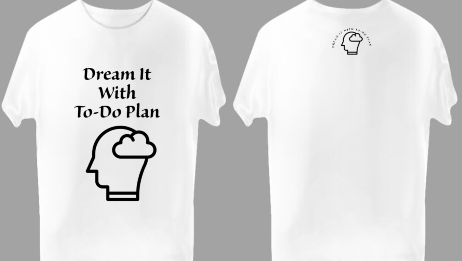 Dream With To Do Plan Solid White